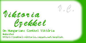 viktoria czekkel business card