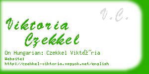 viktoria czekkel business card